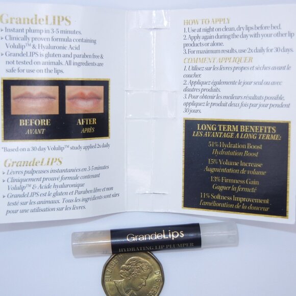 FREE when added to $24+ purchase - Grande Lips lip plumper clear - Picture 2 of 3